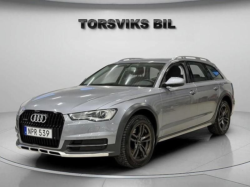 Gråmet Begagnad 2015 Audi A6 Allroad Sport Kombi | 174 800 kr (Marknadspris) - Bild 1/4