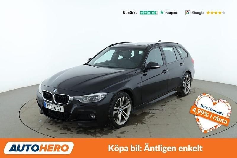 Begagnad BMW 320 M Sport 186 HK (136 kW) 2018 Svart Kombi