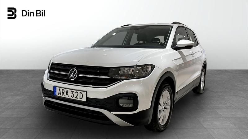 Vit Begagnad 2022 VW T-Cross SUV | 194 900 kr (Marknadspris) - Bild 1/4