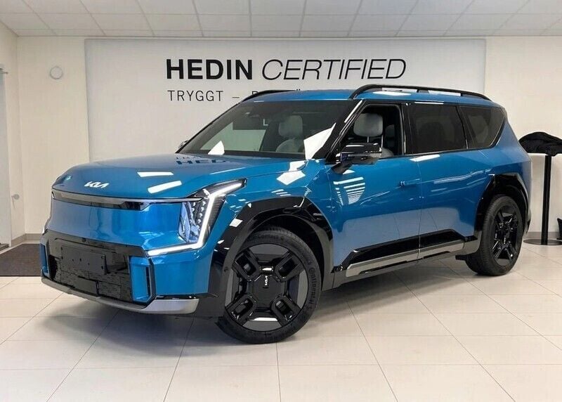 Blå Ny 2024 Kia EV9 GT-Line SUV | 809 900 kr (Bra pris) - Bild 1/4
