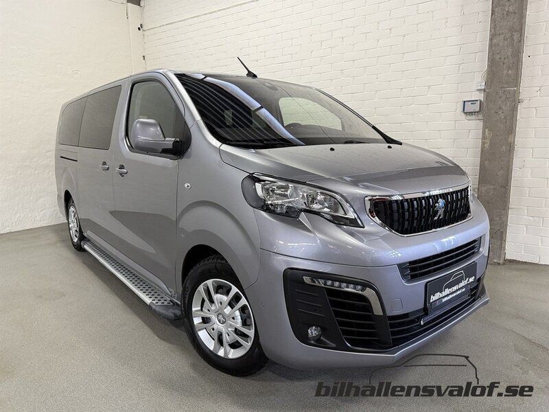 Grå Begagnad 2021 Peugeot e-Traveller Business-Line Minibuss | 489 900 kr - Bild 1/4