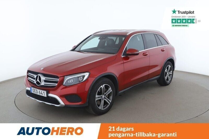 Röd Begagnad 2016 Mercedes GLC220 Exclusive SUV | 257 000 kr (Bra pris) - Bild 1/4