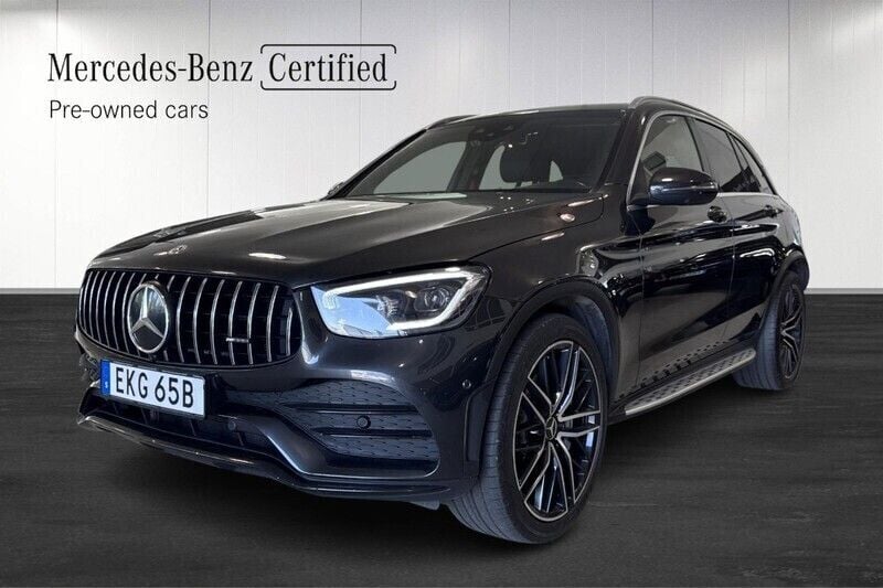 Grå (grey) Begagnad 2019 Mercedes GLC43 AMG Premium SUV | 484 000 kr (Superpris) - Bild 1/4