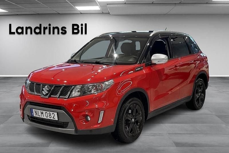 Röd Begagnad 2018 Suzuki Vitara SUV | 189 300 kr (Marknadspris) - Bild 1/4