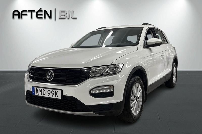 Vit Begagnad 2021 VW T-Roc SUV | 199 800 kr (Marknadspris) - Bild 1/3