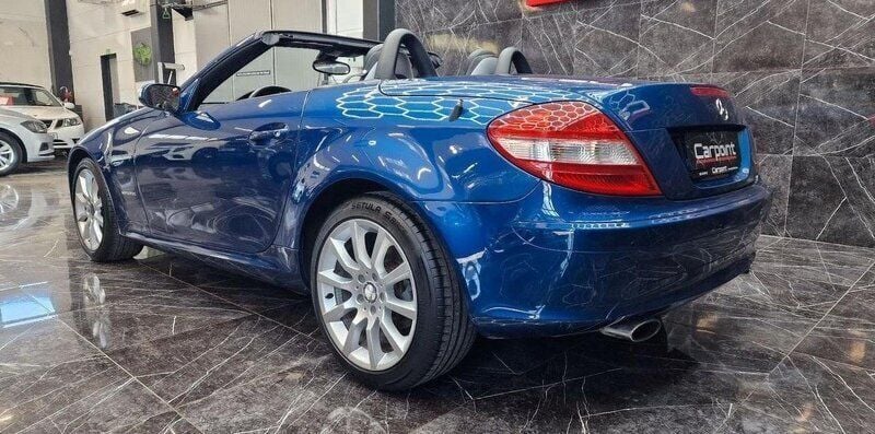 Blå Begagnad 2007 Mercedes SLK200 Cab | 135 000 kr - Bild 1/4