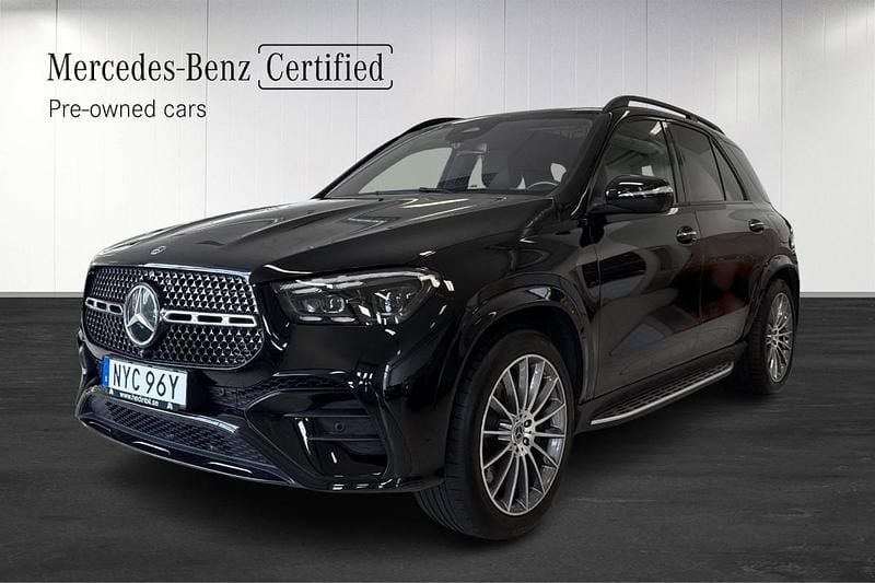 Svart (black) Begagnad 2024 Mercedes GLE350e AMG SUV | 929 000 kr (Lite dyr) - Bild 1/4