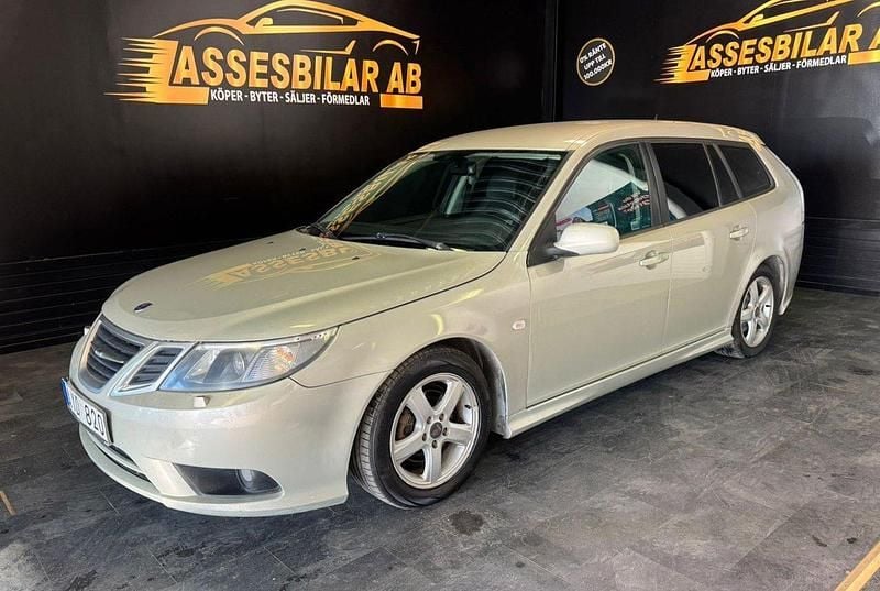 Ljusgul (gul) Begagnad 2008 Saab 9-3 Vector Kombi | 39 900 kr (Marknadspris) - Bild 1/1