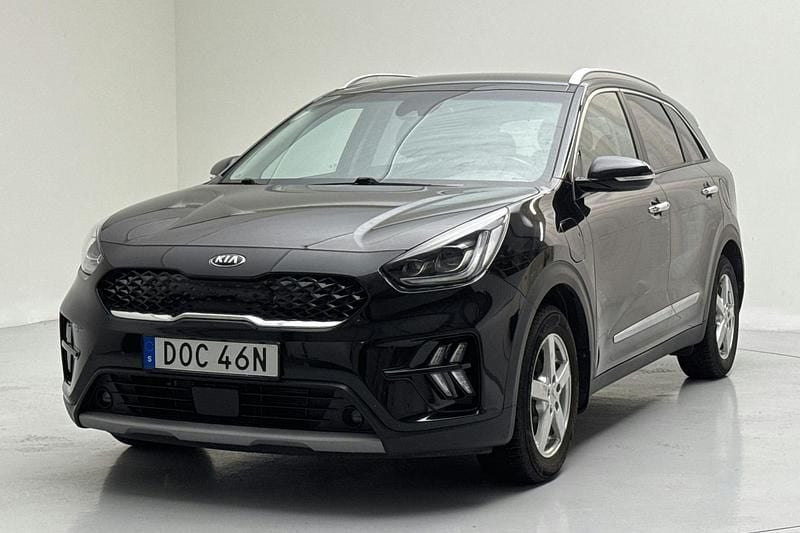 Svart Begagnad 2020 Kia Niro 2 SUV | 219 900 kr (Marknadspris) - Bild 1/4