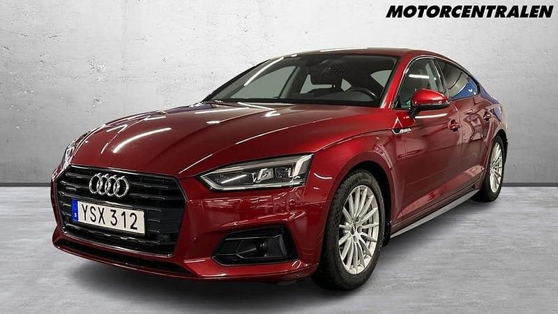 Röd Begagnad 2017 Audi A5 Sportback Exclusive Halvkombi | 279 000 kr (Dyr) - Bild 1/4