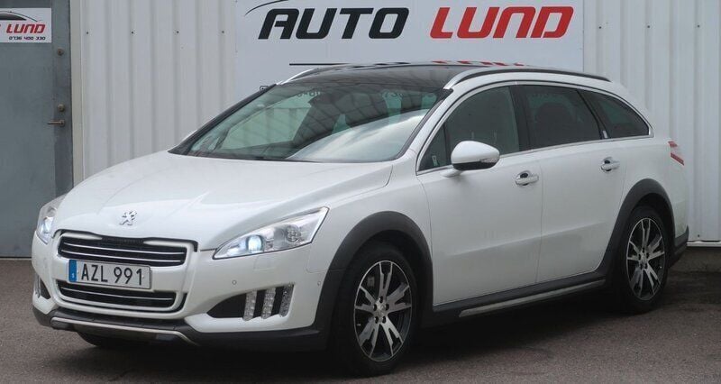 Vit Begagnad 2014 Peugeot 508 RXH Kombi | 125 000 kr - Bild 1/4