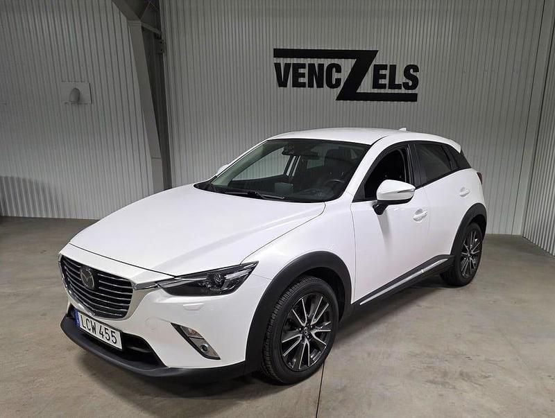 Vit Begagnad 2015 Mazda CX-3 SUV | 154 000 kr (Marknadspris) - Bild 1/4