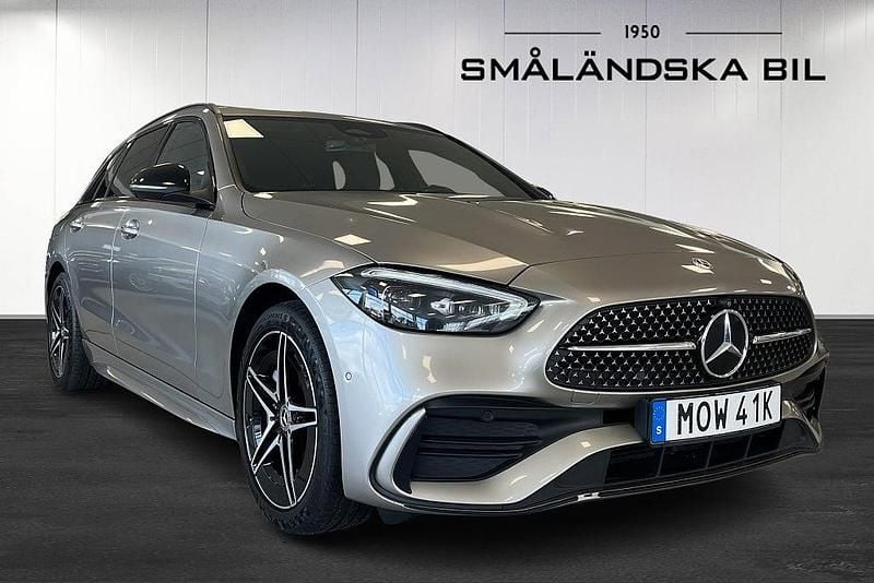 Begagnad Mercedes C300e AMG line 230 HK (169 kW) 2022 Silver Kombi