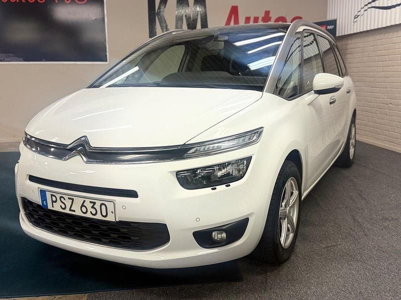 Vit Begagnad 2014 Citroën Grand C4 Picasso Minibuss | 89 900 kr (Marknadspris) - Bild 1/4