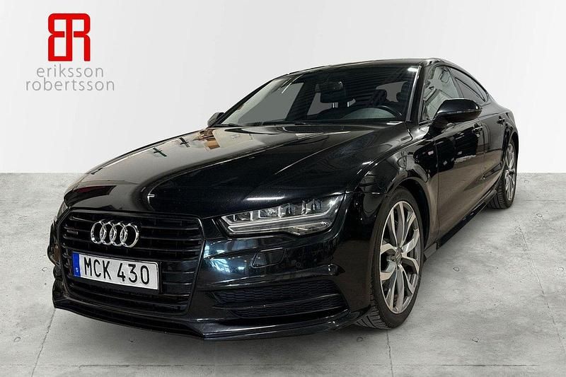 Svart Begagnad 2016 Audi A7 Sportback S-Line Halvkombi | 299 900 kr (Lite dyr) - Bild 1/4