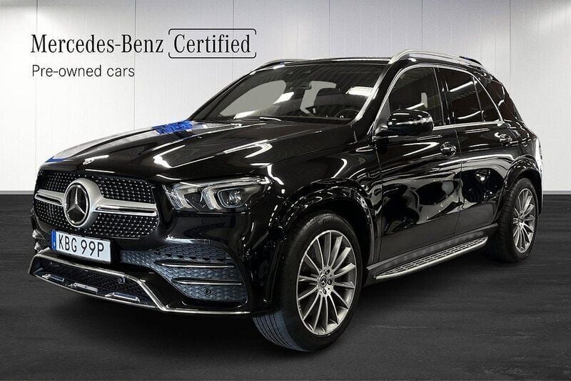 Svartmetallic Begagnad 2022 Mercedes GLE350e AMG SUV | 699 000 kr (Marknadspris) - Bild 1/4