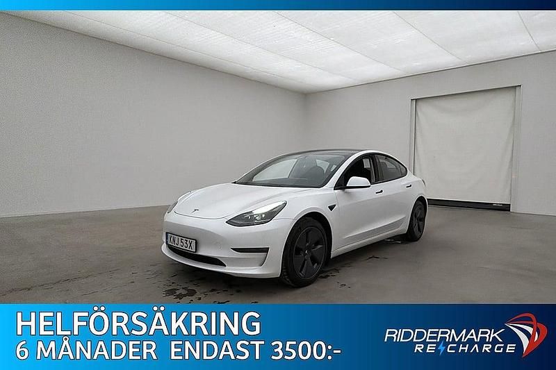 Begagnad Tesla Model 3 Long Range AWD 366 kW (498 HK) 2023 Vit Sedan