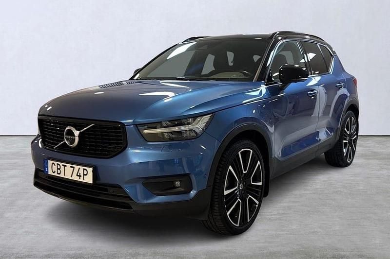 Blå Begagnad 2021 Volvo XC40 R-Design SUV | 324 900 kr - Bild 1/4