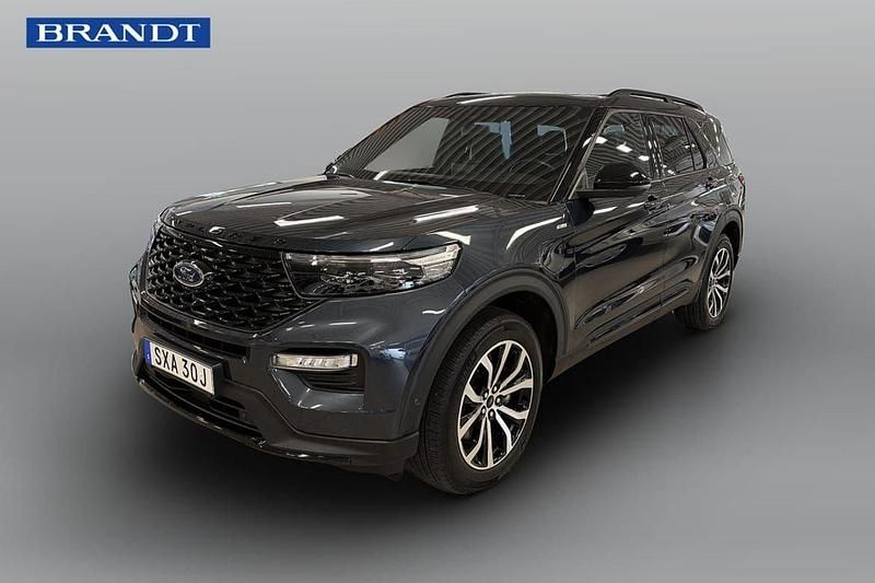 Blå Begagnad 2022 Ford Explorer ST-Line SUV | 569 900 kr (Marknadspris) - Bild 1/4