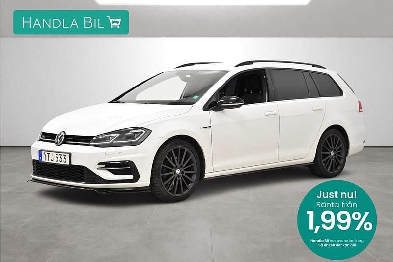Vit Begagnad 2017 VW Golf VII R-line Kombi | 199 900 kr (Dyr) - Bild 1/3