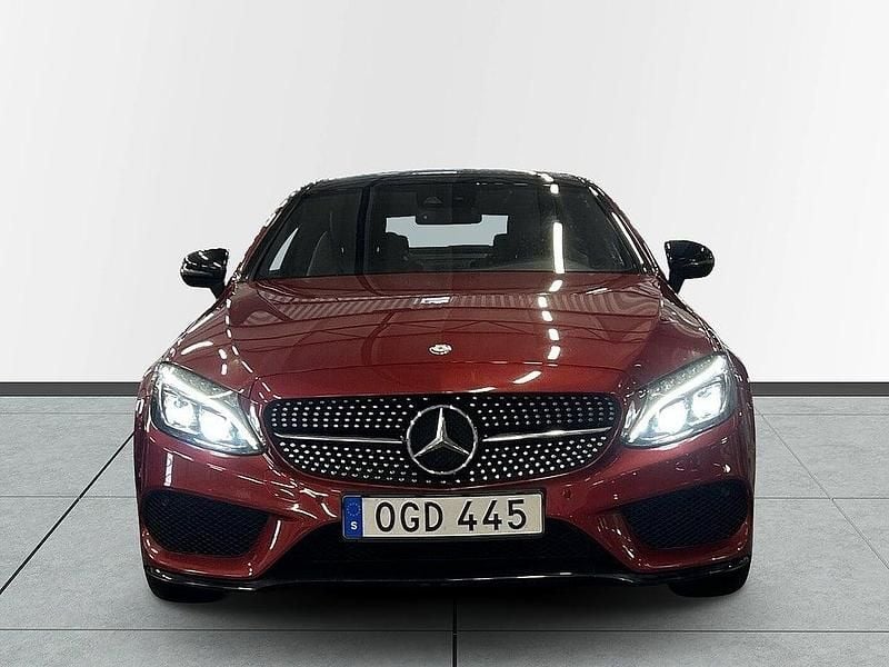 Begagnad Mercedes C250 AMG line 211 HK (155 kW) 2016 Röd Sportkupé