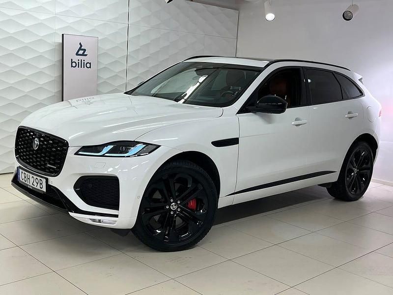 Ostuni white pearl metallic Begagnad 2024 Jaguar F-Pace SUV | 699 000 kr - Bild 1/4