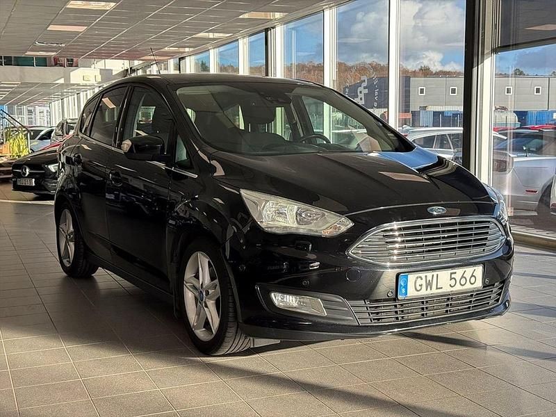 Svart Begagnad 2015 Ford C-MAX Minibuss | 99 900 kr (Dyr) - Bild 1/3
