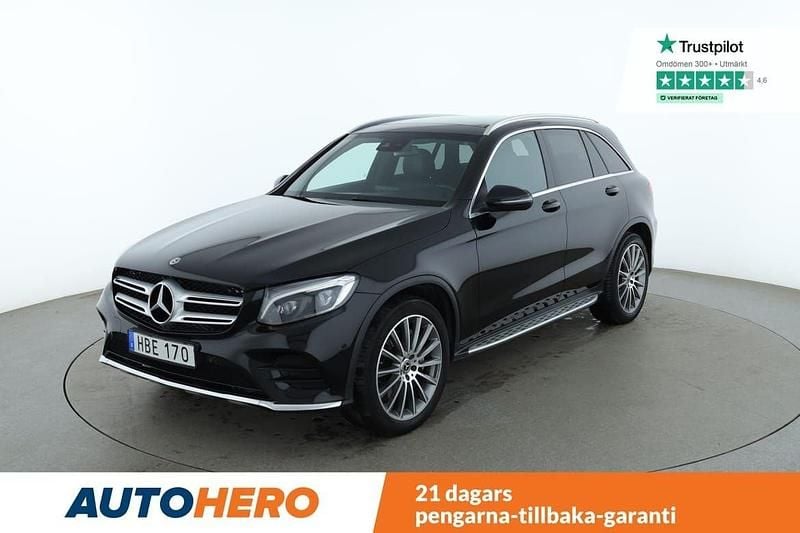 Svart Begagnad 2018 Mercedes GLC250 SUV | 341 000 kr (Marknadspris) - Bild 1/4