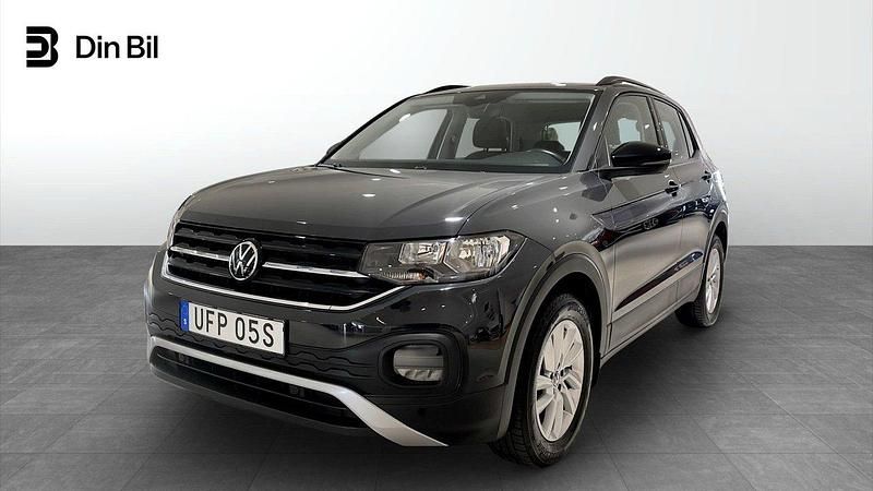 Grå Begagnad 2021 VW T-Cross Life SUV | 179 900 kr (Marknadspris) - Bild 1/4