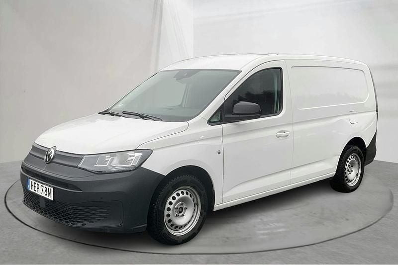 Vit Begagnad 2023 VW Caddy Maxi Minibuss | 220 000 kr (Bra pris) - Bild 1/4