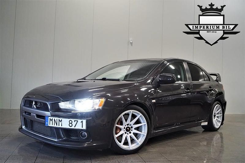 Svart Begagnad 2008 Mitsubishi Lancer Evolution Sedan | 249 900 kr - Bild 1/4