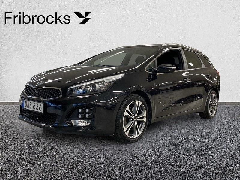 Svart Begagnad 2017 Kia Ceed Sportswagon GT-Line Kombi | 139 800 kr (Marknadspris) - Bild 1/4