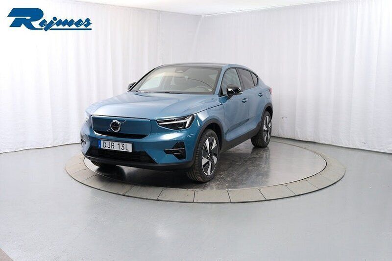 Blå (fjord blue metallic) Ny 2024 Volvo EC40 Core SUV | 559 900 kr - Bild 1/4