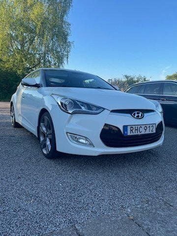 Vit Begagnad 2012 Hyundai Veloster Halvkombi | 65 000 kr - Bild 1/4