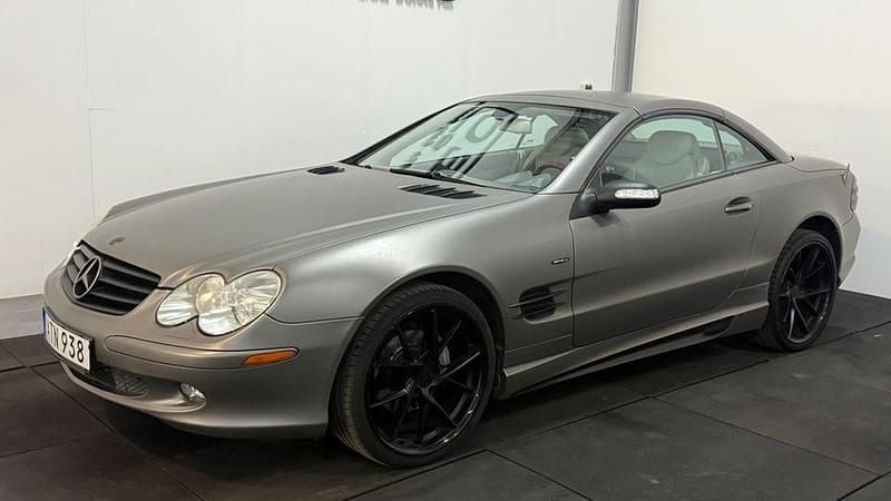 Blå Begagnad 2005 Mercedes SL500 AMG Cab | 184 900 kr - Bild 1/4