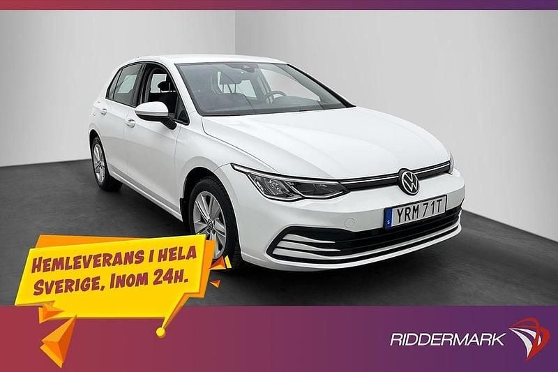 Vit Begagnad 2020 VW Golf VIII Halvkombi | 184 800 kr (Marknadspris) - Bild 1/3