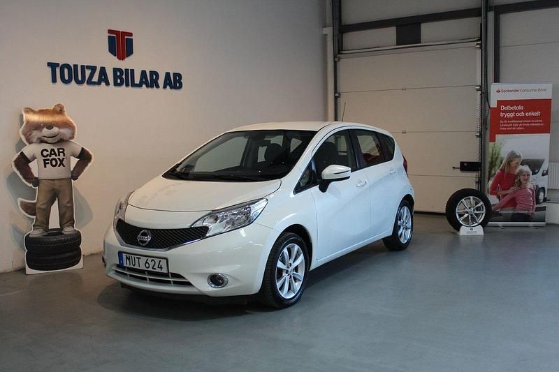 Vit Begagnad 2014 Nissan Note S Minibuss | 77 000 kr (Marknadspris) - Bild 1/4