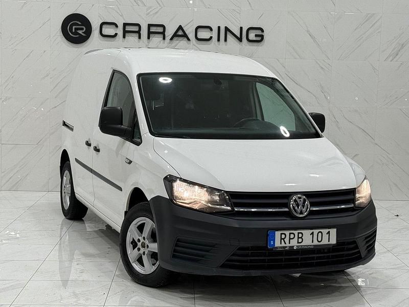 Vit Begagnad 2016 VW Caddy Minibuss | 79 900 kr (Marknadspris) - Bild 1/4