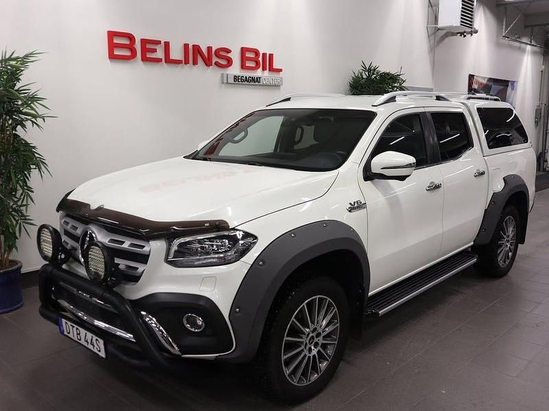 Vit Begagnad 2019 Mercedes X350 Pickup | 479 500 kr (Marknadspris) - Bild 1/4