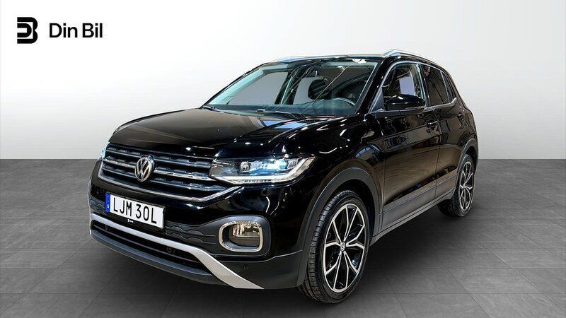 Svart Begagnad 2019 VW T-Cross GT SUV | 209 900 kr (Marknadspris) - Bild 1/4