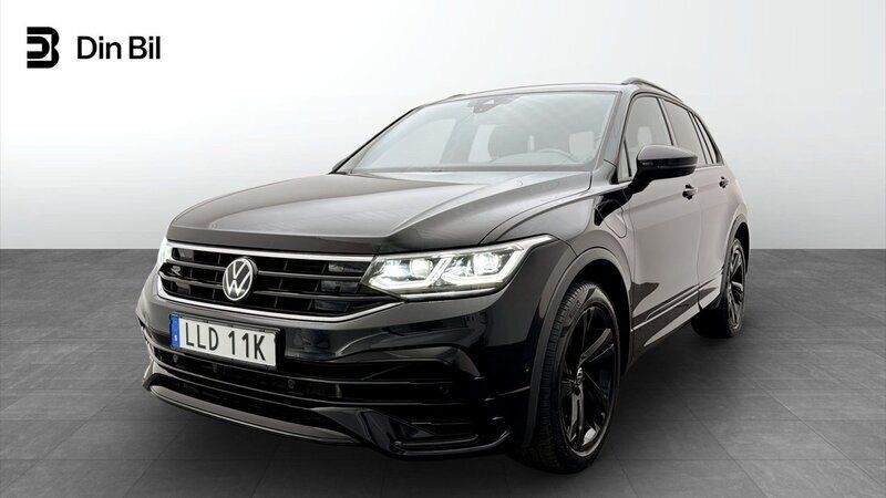 Svart Begagnad 2023 VW Tiguan R-line SUV | 429 900 kr (Dyr) - Bild 1/4