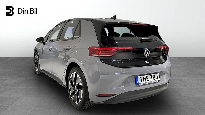 Begagnad VW ID.3 Pro Performance 150 kW (204 HK) 2022 Moonstone grey black Halvkombi