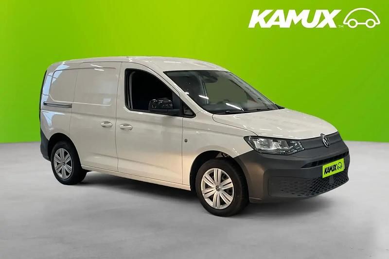 Vit Begagnad 2021 VW Caddy Minibuss | 174 800 kr (Bra pris) - Bild 1/4