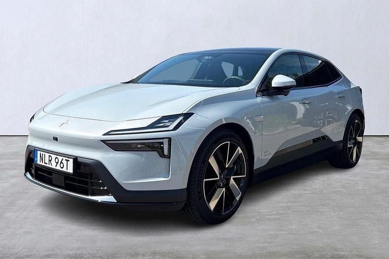Silver Ny 2024 Polestar 4 Long Range Single Motor SUV | 712 000 kr (Marknadspris) - Bild 1/4