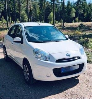 Vit Begagnad 2011 Nissan Micra Halvkombi | 34 000 kr (Bra pris) - Bild 1/4