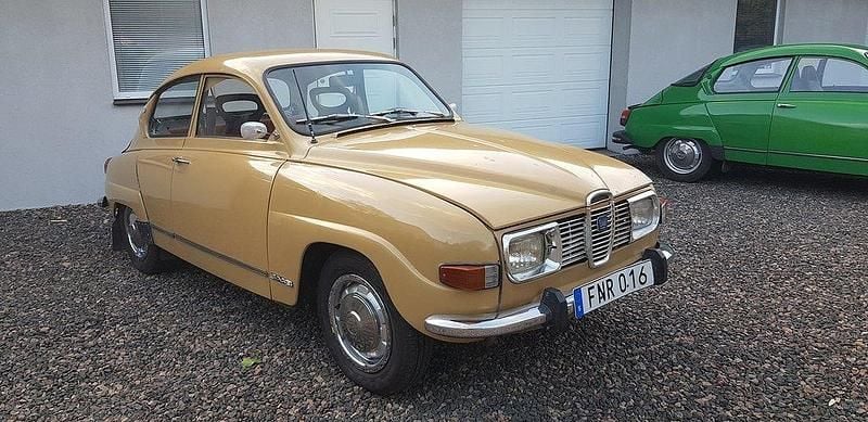 Gul Begagnad 1973 Saab 96 Sedan | 37 000 kr - Bild 1/4