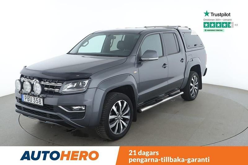 Grå Begagnad 2020 VW Amarok Aventura Pickup | 409 000 kr (Marknadspris) - Bild 1/4