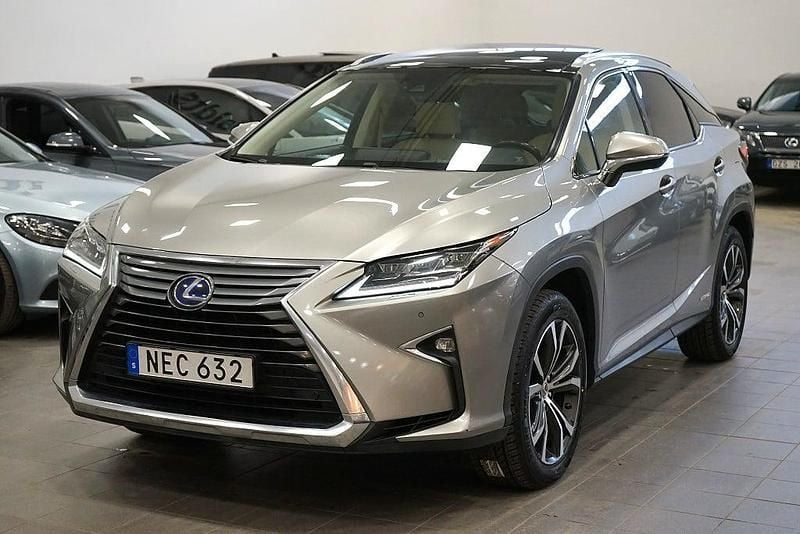 Begagnad Lexus RX450h Executive Line 313 HK (230 kW) 2016 Ljusgrå SUV