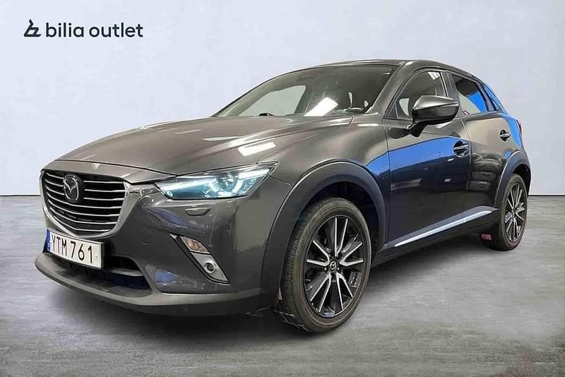 Grå Begagnad 2017 Mazda CX-3 SUV | 144 900 kr (Marknadspris) - Bild 1/1