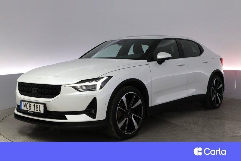 Vit Begagnad 2020 Polestar 2 Pilot Sedan | 326 900 kr (Lite dyr) - Bild 1/4